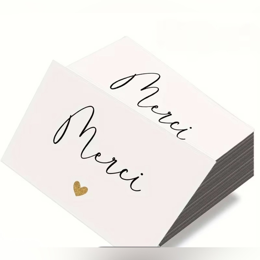 French Thank You! Cards 50